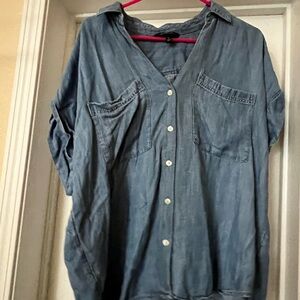 Banana Republic Denim Blue Shirt